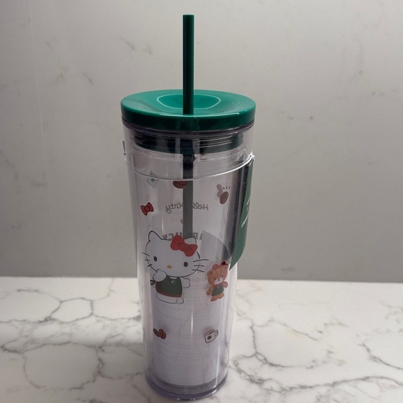 Starbucks Hello Kitty Tumbler - Green and Red - Picture 2 of 8